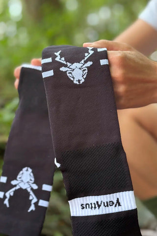 Calcetines de Running CULMEN Negro-Blanco